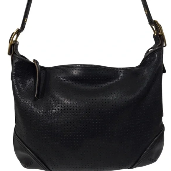 Vintage Coach 9218 Black Leather Shoulder Bag - Picture 5 of 13
